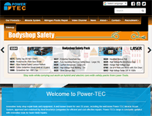 Tablet Screenshot of power-tec.co.uk